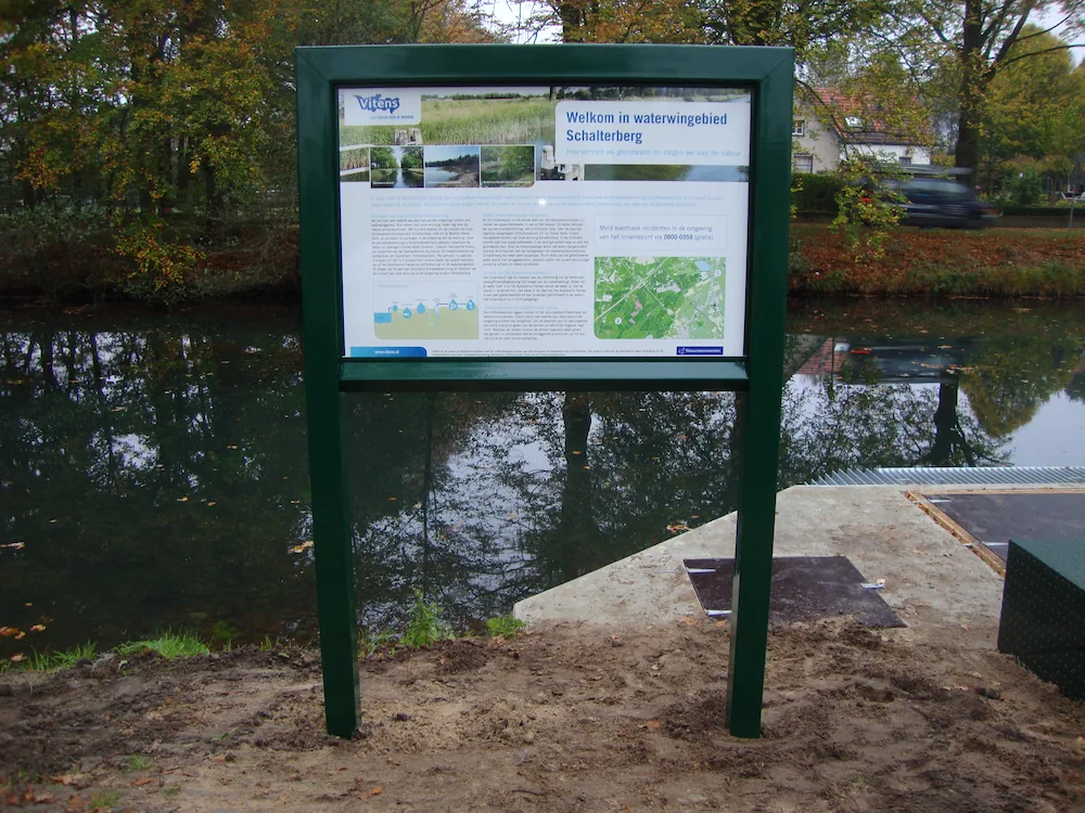 Projectbord ingezet als informatiebord